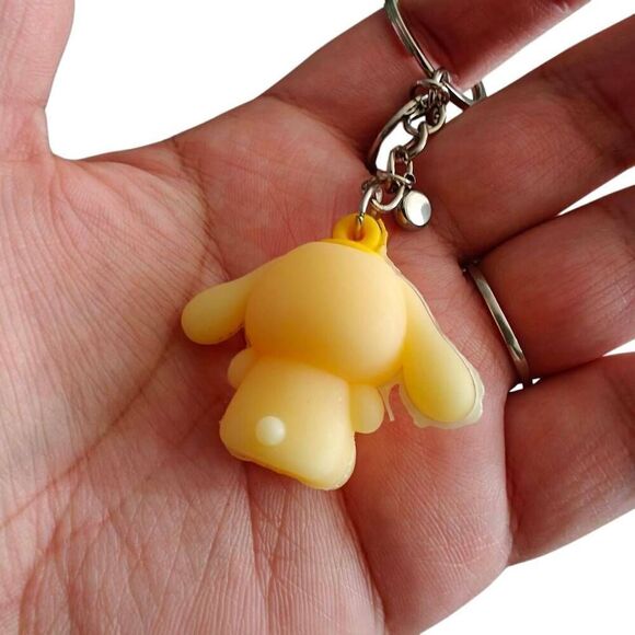 Kawaii Pompompurin Hello Kitty Charm Keychain - Picture 2 of 4